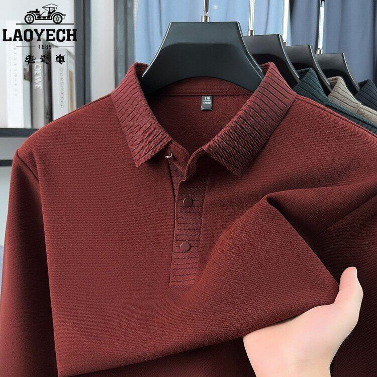 Classic car autumn new long sleeve polo