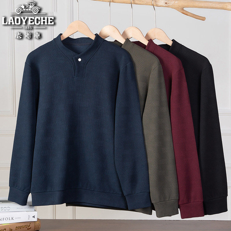 Classic car long sleeve t-shirt for men 2025 spring