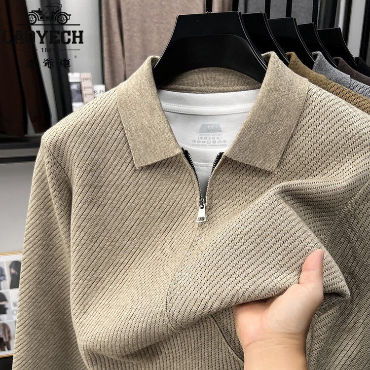 Classic car autumn new style lapel knitting