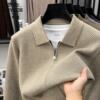 Classic car autumn new style lapel knitting