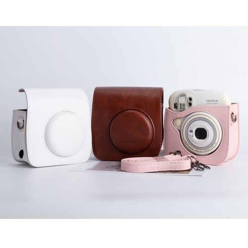 富士拍立得mini25透明壳保护壳迷你25/26相机复古包套 电池自拍镜 - 图2
