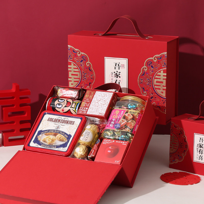 新款喜糖成品礼盒装实用高端伴手礼回礼含糖果结婚订婚套装婚宴包 - 图2