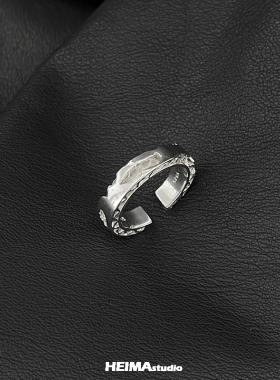 原创破碎定律系列纯银戒指男