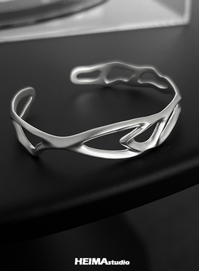 泯灭系列Y2K纯银手镯男女情侣