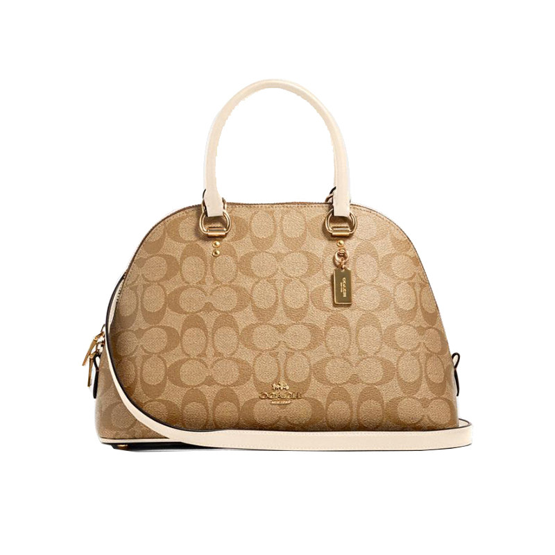 coach katy系列女士老花图案贝壳包 GENEROSITY海外女士包袋