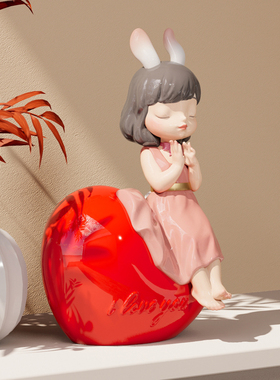 蓝色蜗牛原创艺术甜蜜蜜系列摆件