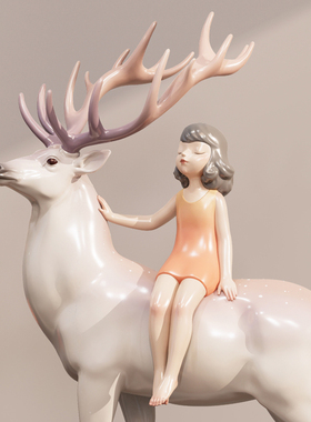 蓝色蜗牛原创高档艺术摆件