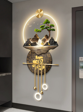 鼎翼玄关立体灯画新中式可定制