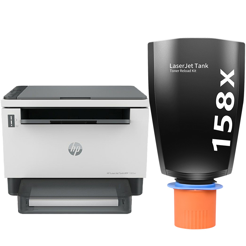 【原装品质】适用惠普Tank1005w碳粉158A 158X智能闪充粉盒HP LaserJet Tank MFP 1005激光打印机墨粉盒硒鼓 - 图3