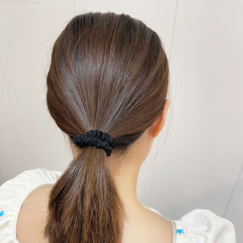气质头绳女2023年新款韩版网红大肠发圈丸子头盘发发饰皮筋扎头发 - 图2