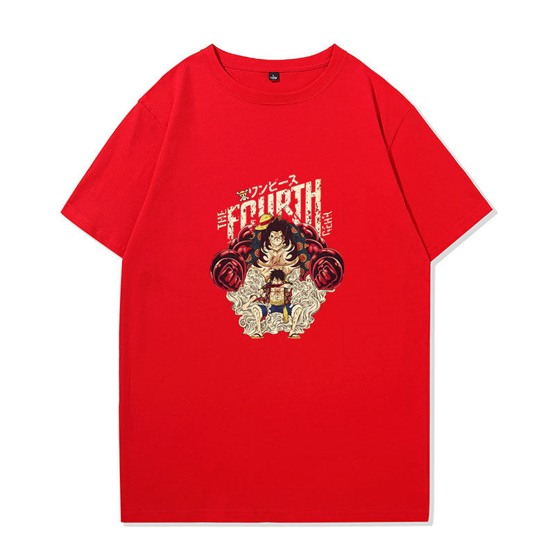 日系海贼王路飞2短袖周边 潮货制燥T恤