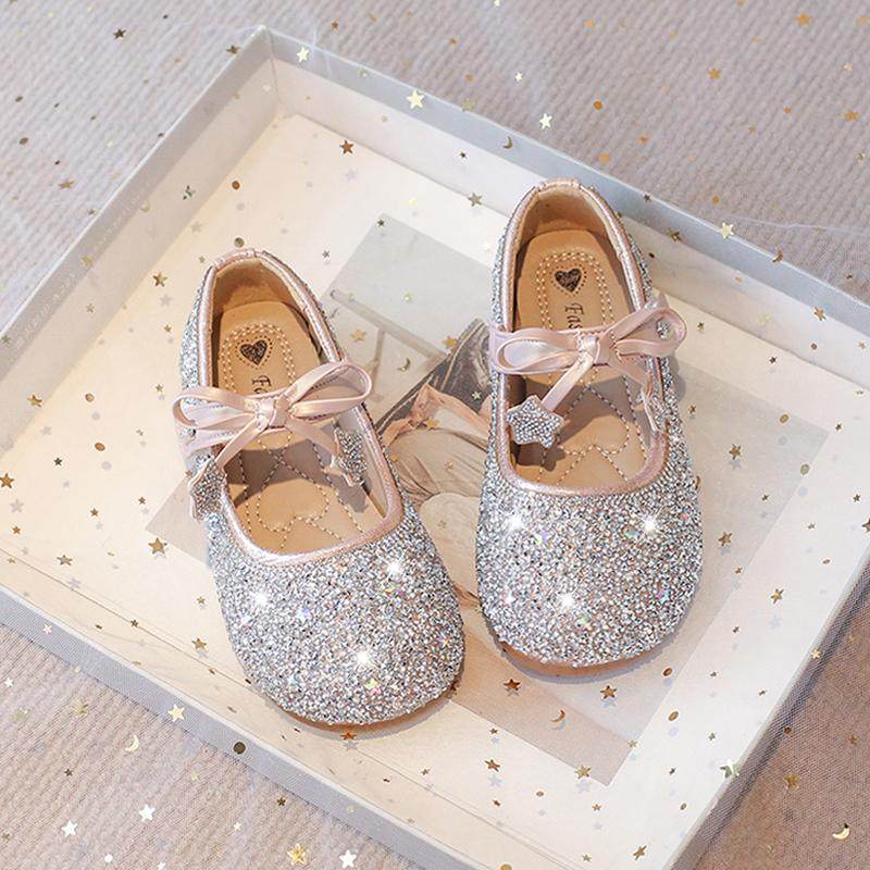女童公主鞋2025春秋新款儿童鞋水晶鞋女孩小皮鞋宝宝艾莎鞋子单鞋,淘宝优惠券,粉丝福利购,淘宝优惠卷