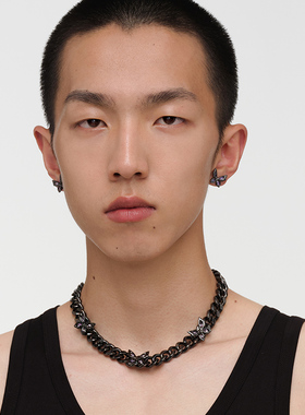 yuritan蝴蝶古巴链项链系列