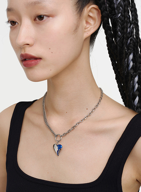 爱心项链YURITAN男女同款潮酷