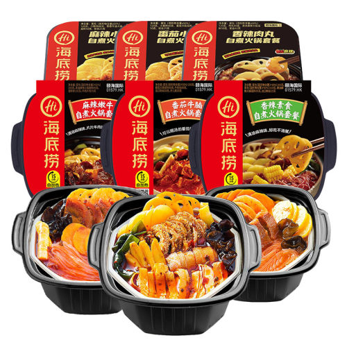 海底捞自热火锅自煮懒人自助小火锅速食食品方便嗨野炊露营宿舍锅 - 图0