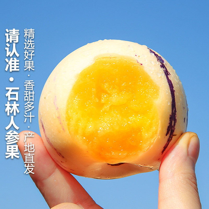 新鲜石林人参果新鲜云南圆果人生果娃娃果七彩黄肉水果整箱树上熟