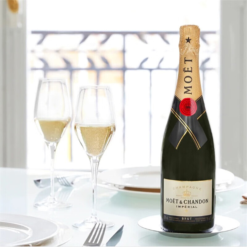 Moet＆Chandon 酩悦 法国香槟 皇室干型 葡萄酒 750ml - 图2