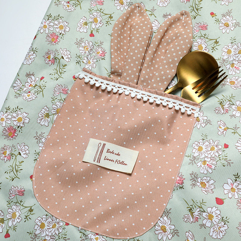 新款韩版帆布罩衣女家用厨房可爱围裙做饭防水防油夏透气时尚围腰 - 图3