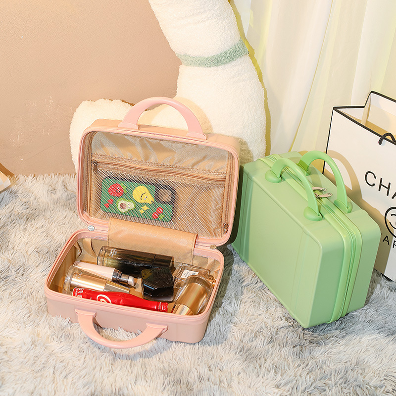 小行李箱迷你手提箱14寸化妆箱伴手礼箱子高颜值密码箱旅行箱包厂-图2