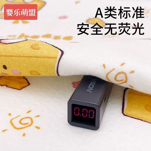 Детская водонепроницаемая хлопковая дышащая пеленка для детского сада, матрас, можно стирать