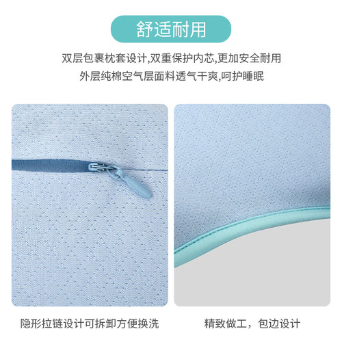 萌兔原装枕套 儿童冰丝枕套 植物纤维凉而不冰 婴儿枕头枕套 换洗 - 图3