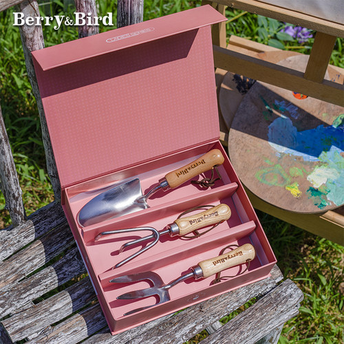 Berry&Bird园艺工具三件套装种花换盆栽小铲子松土拌肥家用阳台BB - 图2