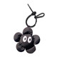 Adornment keychain black flower niche gift cute