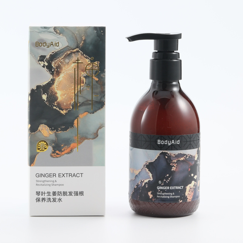 Bodyaid博滴琴叶生姜防脱洗发水增发抖音同款洗发露330ml - 图0