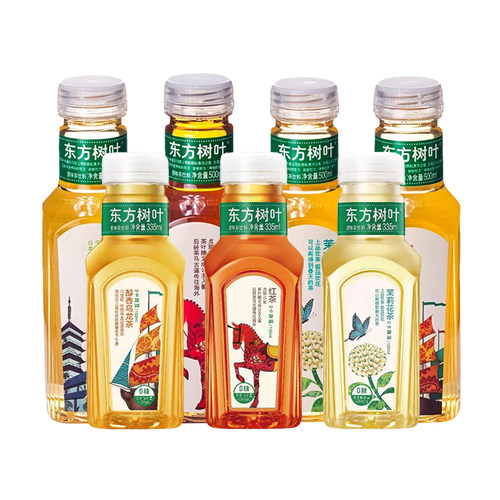 农夫山泉东方树叶青柑普洱茶茉莉花茶整箱装绿茶乌龙无糖饮料包邮 - 图3