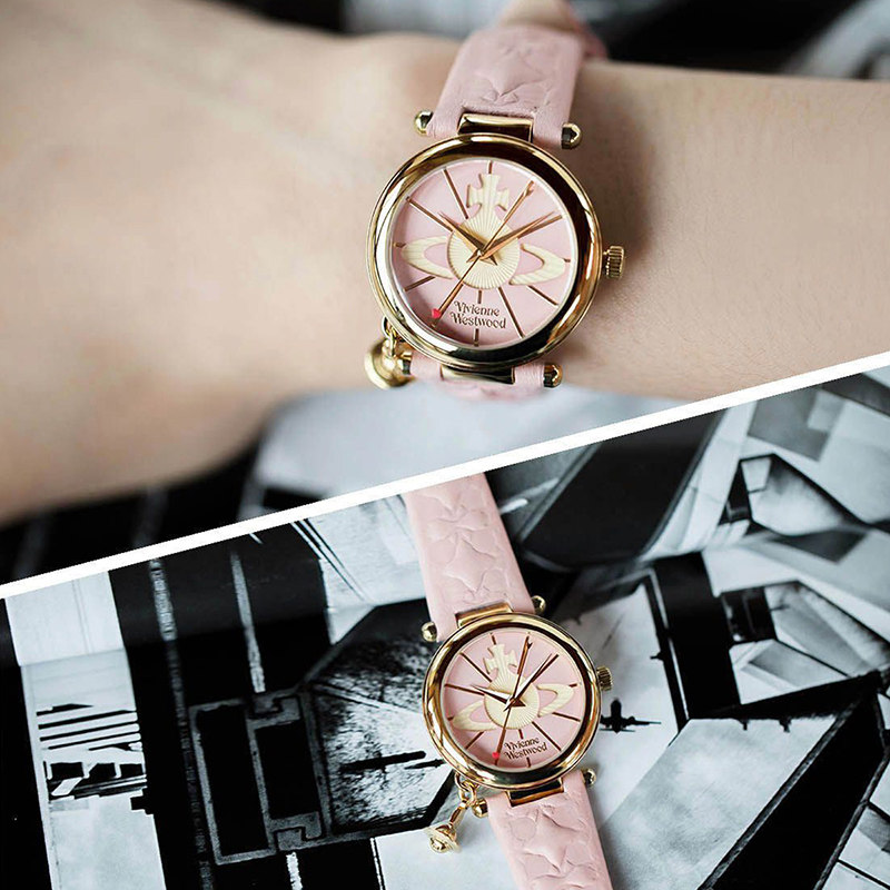 西太后土星女表轻奢小众名牌正品时尚粉色女士手表,淘宝优惠券,粉丝福利购,淘宝优惠卷