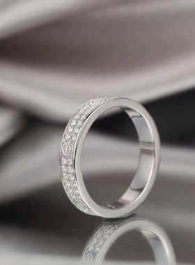 【满天星排戒】S925银戒指经典精致高级感镶嵌指环男女情侣款对戒