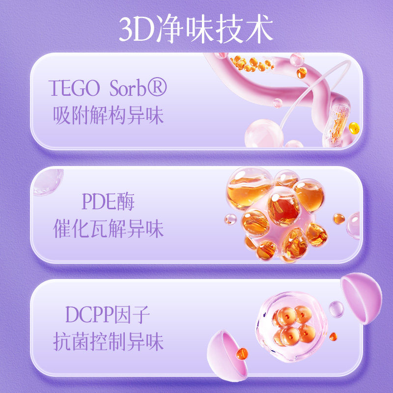 偶爱你3D净味洗衣凝珠三合一去异味10倍洁净除菌除螨多洛塔留香