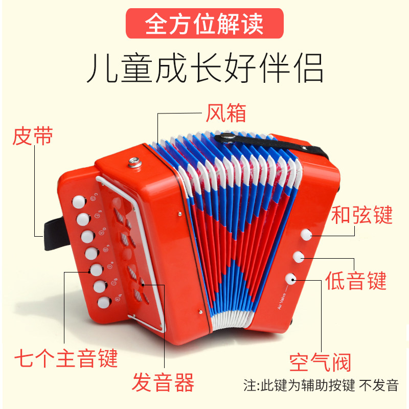  苏炳母婴玩具小提琴/手风琴