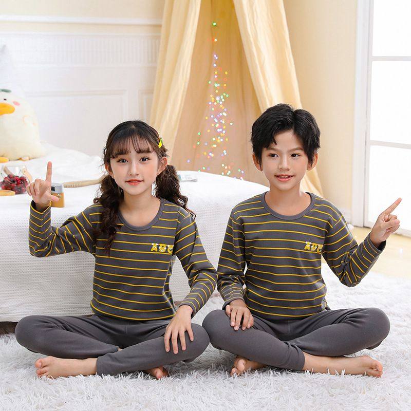 儿童舒绒加厚保暖内衣套装纯棉男童女童秋冬中大童棉毛衫秋衣秋裤,淘宝优惠券,粉丝福利购,淘宝优惠卷