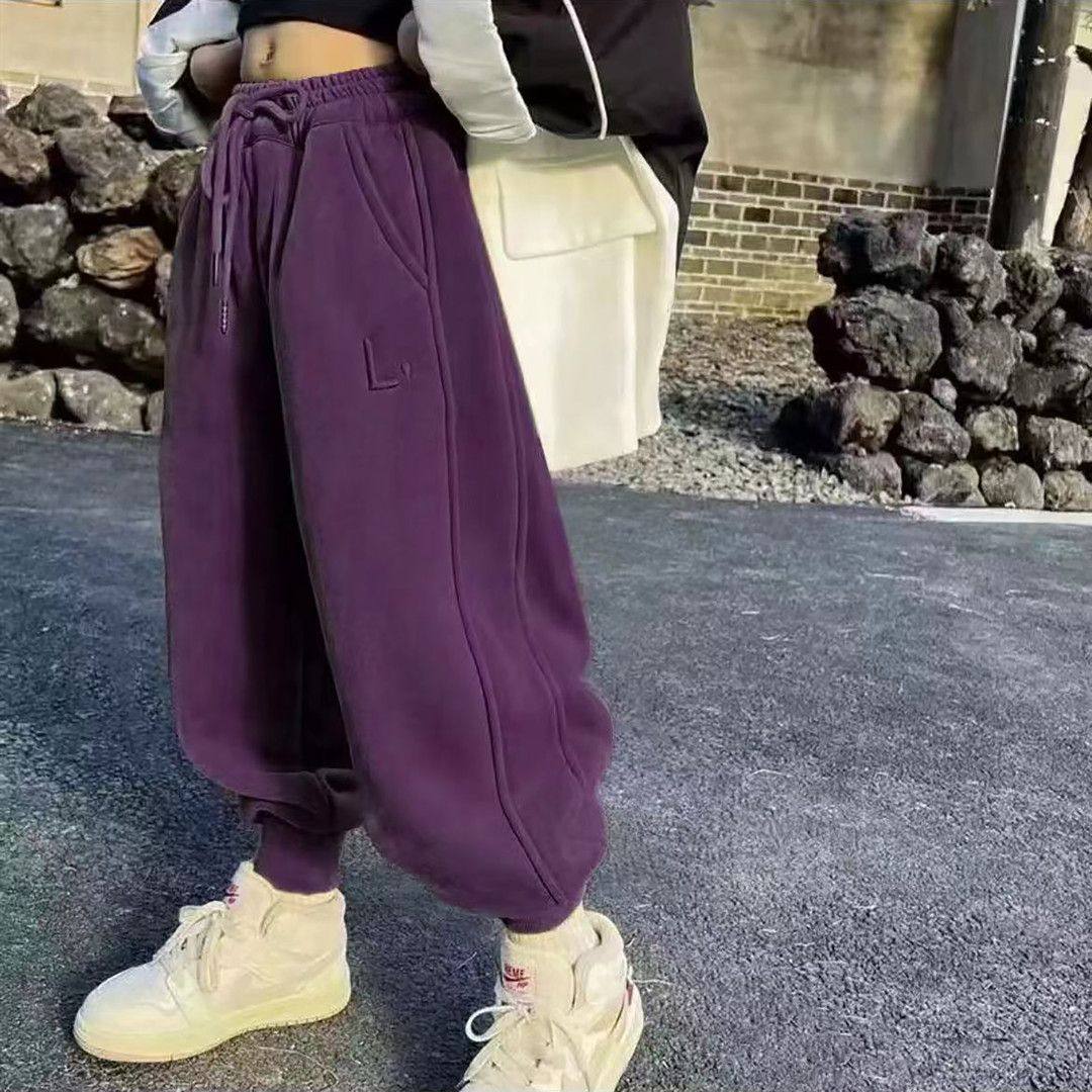 男女童羊驼绒加厚卫裤冬天儿童运动裤子网红炸街女孩保暖绒裤外穿,淘宝优惠券,粉丝福利购,淘宝优惠卷