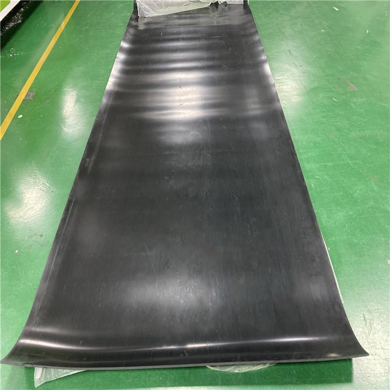 橡胶垫工业黑色橡胶板减震3mm5mm8mm10kv高压绝缘胶皮配电房地垫 - 图1