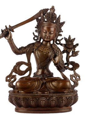 文殊菩萨密宗佛堂家居客厅智慧剑