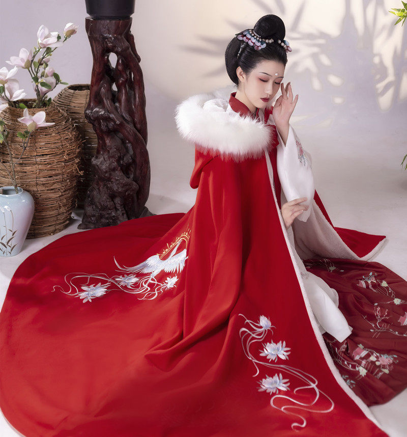 派缇雅濯瑶原创斗篷长款中国风汉服 派缇雅汉服