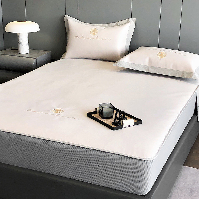 罗兰家纺高端夏季A类1200D冰丝凉席床笠款席子空调软席防滑可折叠,淘宝优惠券,粉丝福利购,淘宝优惠卷