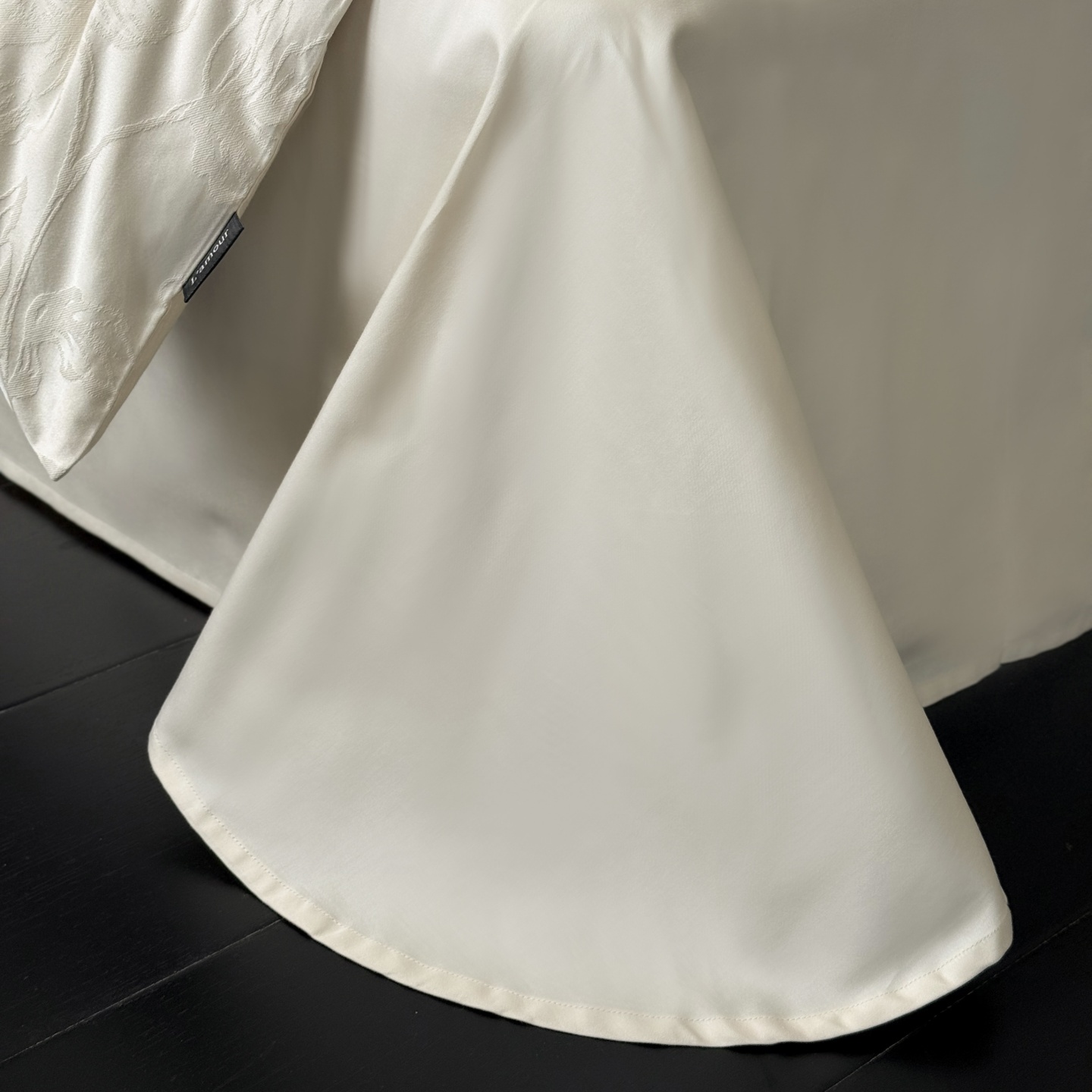 秋冬100S超柔厚织浮雕全棉提花四件套亲肤AB版被套床单纯棉床品 - 图3