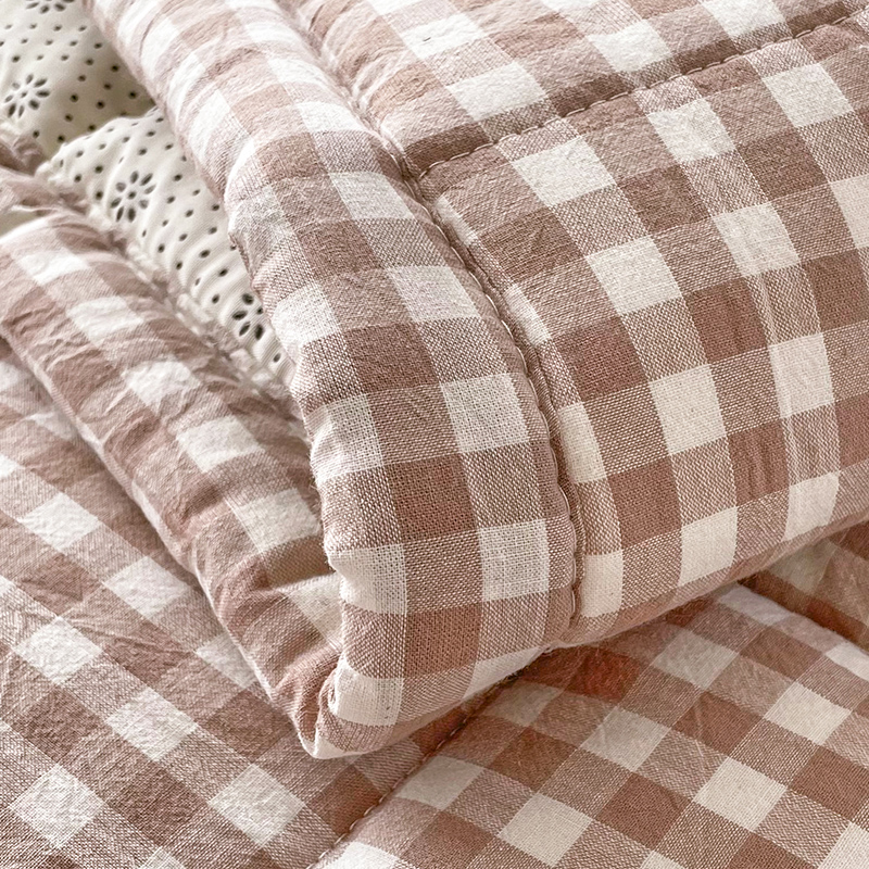 罗兰全棉水洗棉棉花床垫软垫家用床褥防滑宿舍单人褥子垫被保护垫