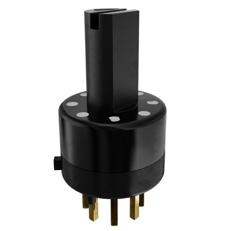 进口mini小型旋转波段开关档位选择2 3 4 5 6 8多档调节开关批发 - 图0