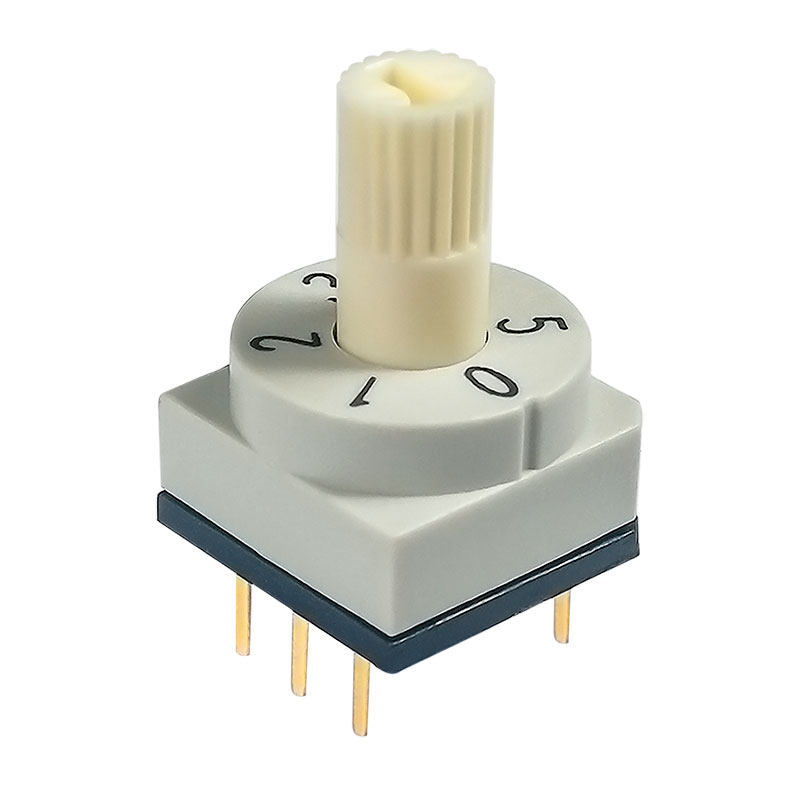 进口mini小型旋转波段开关档位选择2 3 4 5 6 8多档调节开关批发 - 图3