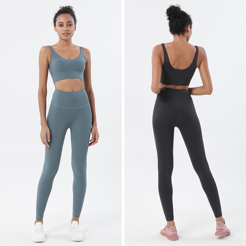 新款瑜伽套装女高腰防翻边无尴尬专业健身房运动健身裸感瑜伽服,淘宝优惠券,粉丝福利购,淘宝优惠卷