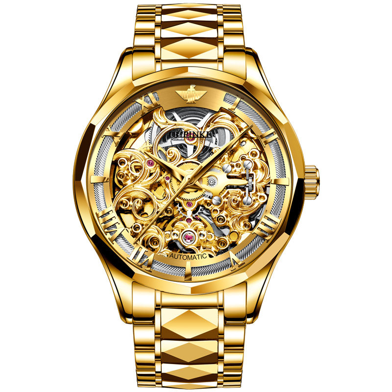 瑞士进口十大世界排行男士全机械表 欧品客隆坤国产腕表