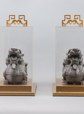 亲宜砂岩树脂招财新中式玄关客厅