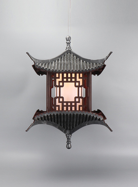 木新中式餐厅客厅走廊