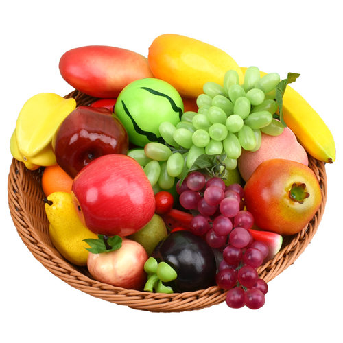 仿真水果蔬菜模型摆件塑料假水果摆设装饰面包道具儿童早教具道具 - 图3