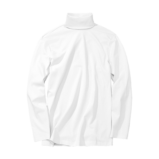 MrBu布先生长绒棉长袖t恤男款双翻领高领打底衫秋冬内搭KT15760