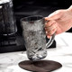Zhibai household high-looking glacier pattern glass set
